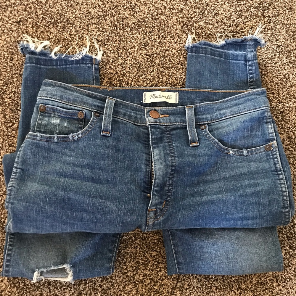 Madewell size 28 denim jeans high waist skinny